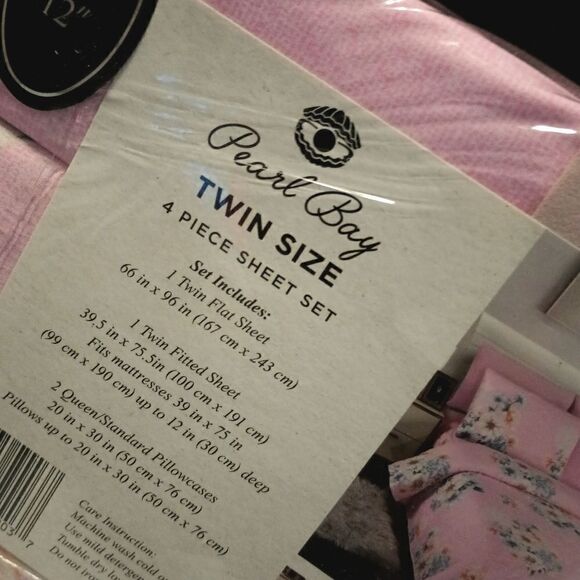 💯🔥PEARL BAY by STEVE MADDEN TWIN SIZE 6 PIECE SHEET SET MSRP $129.99🔥🔥NEW